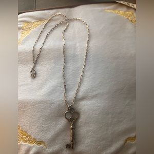 Custom Made Sterling Silver Key Necklace